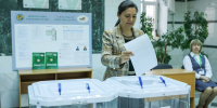 Гюзель Хабутдинова проголосовала на выборах Раиса Республики Татарстан в числе первых! - Альметьевский район