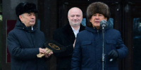 Четырем сельским поселениям Альметьевского района вручили новые автомобили - Альметьевский район