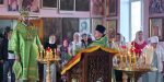 В день памяти преподобного Серафима Саровского епископ Мефодий совершил Литургию в храме с.Калейкино